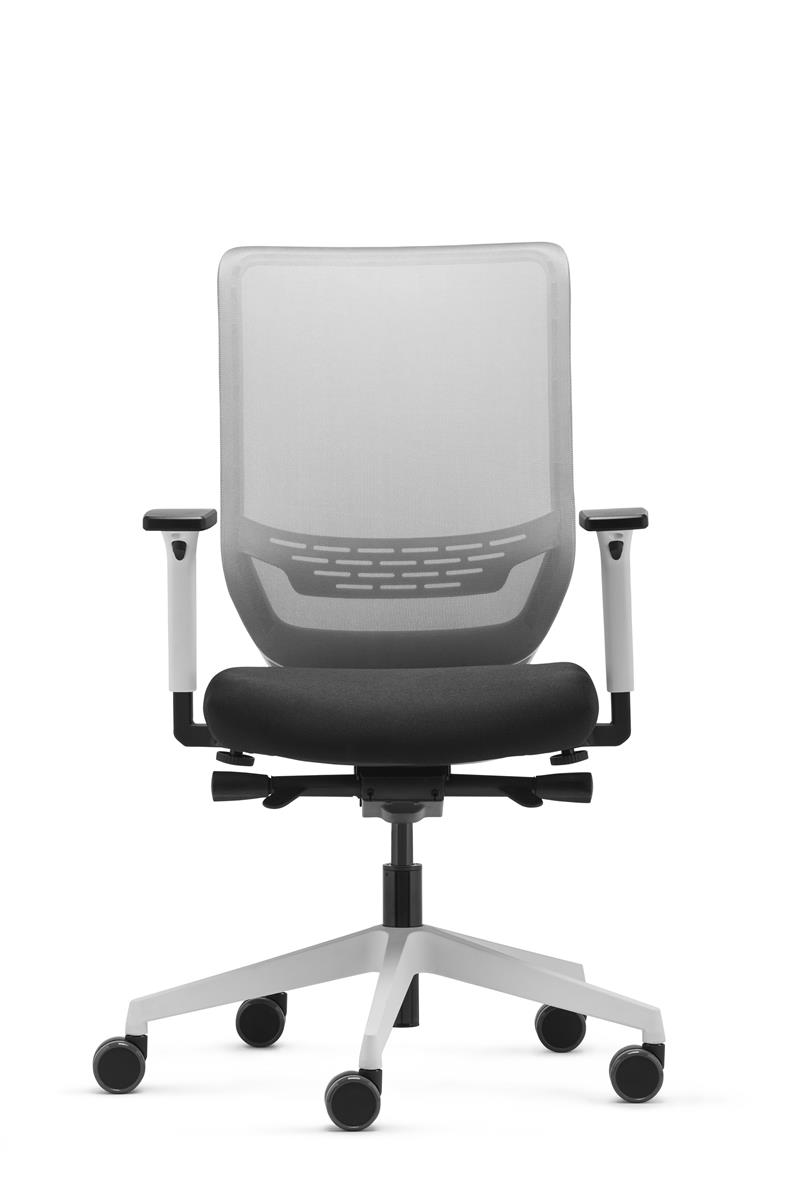 Dauphin Sync 2 SC 9242 Pro Drehstuhl Weiß mit Netzrücken Trendoffice Sofort Lieferbar