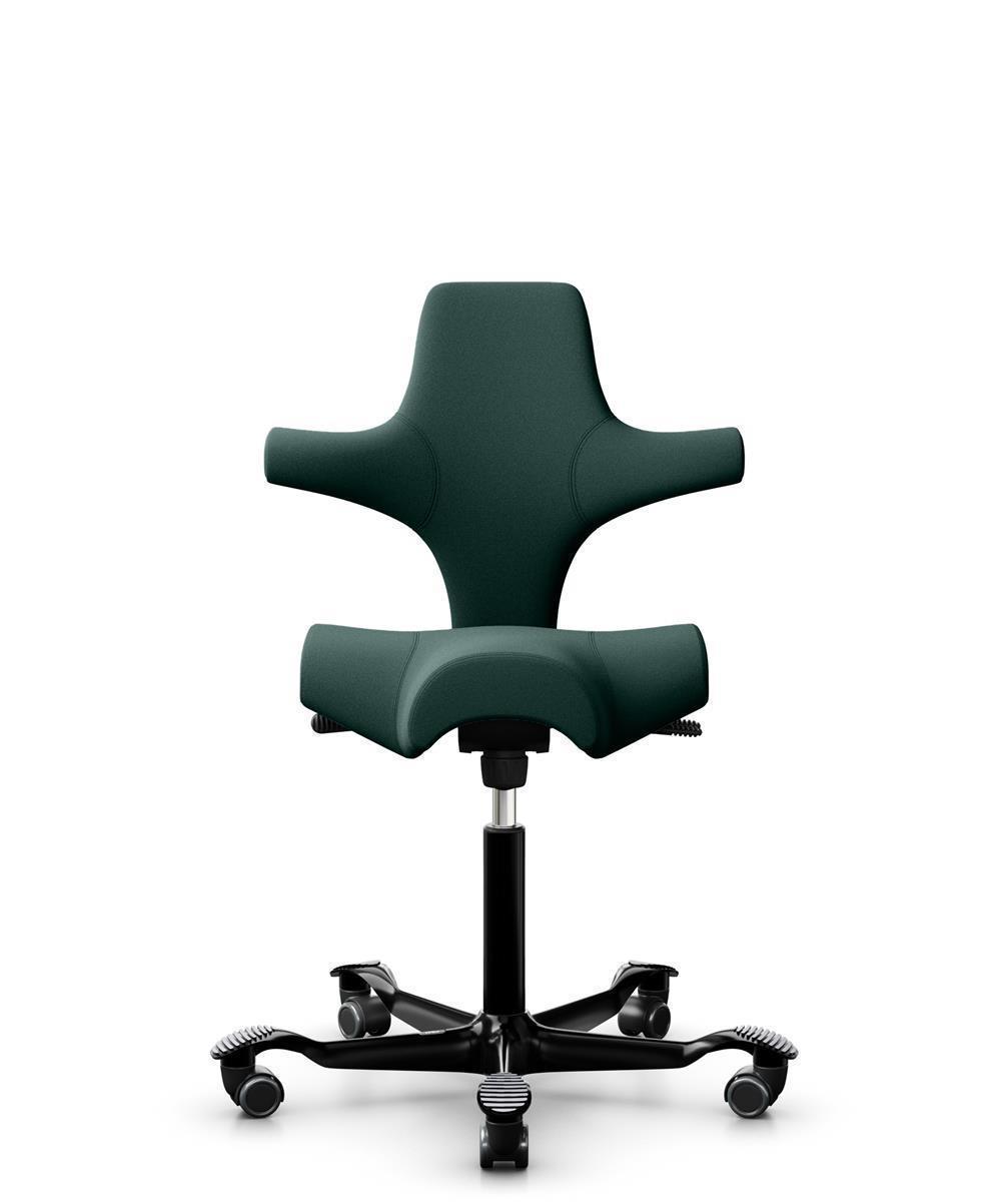 HAG Capisco 8106 Stoff Xtreme Dunkeltürkis Gestell Schwarz