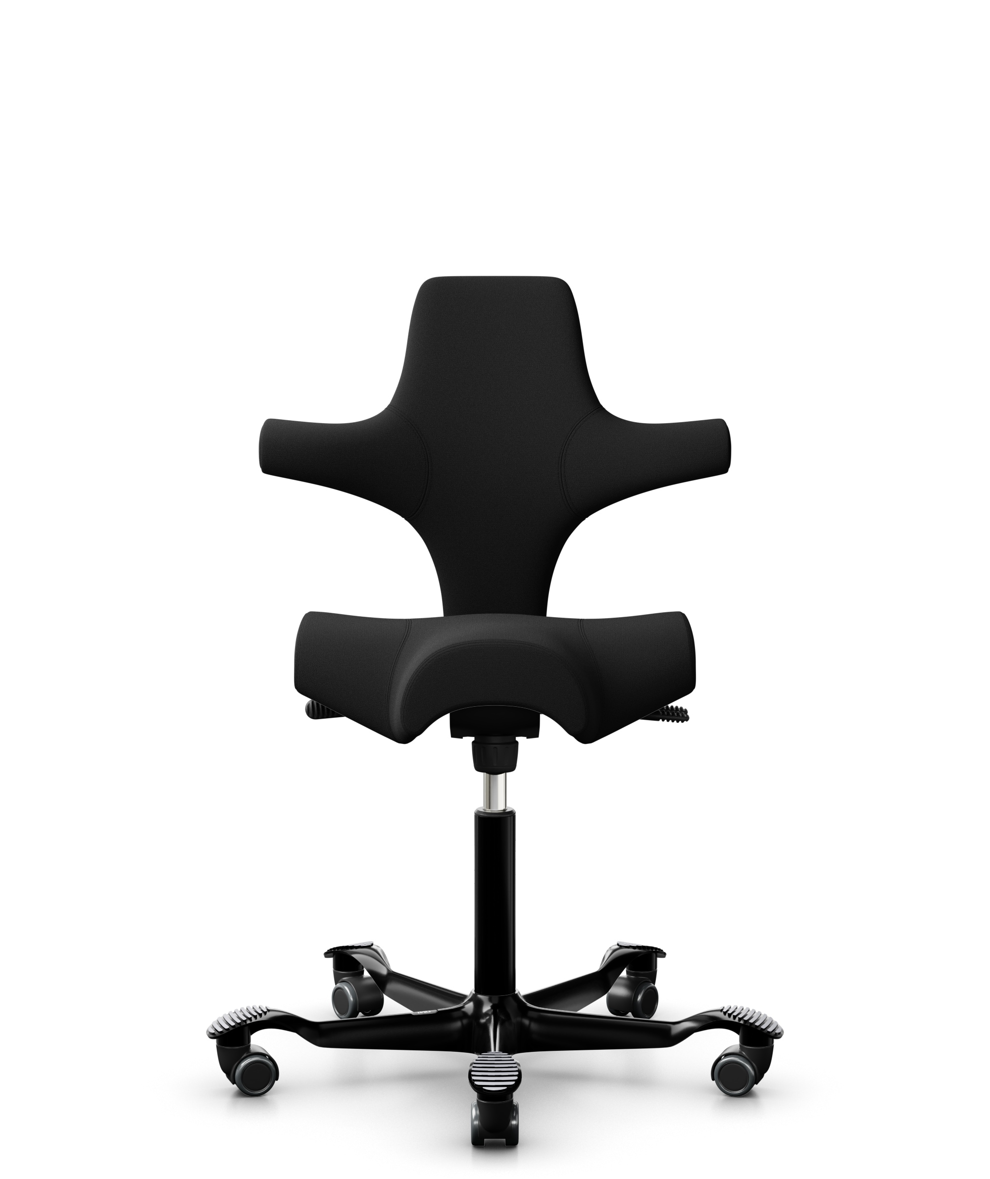 HAG Capisco 8106 Stoff Xtreme Schwarz Gestell Schwarz