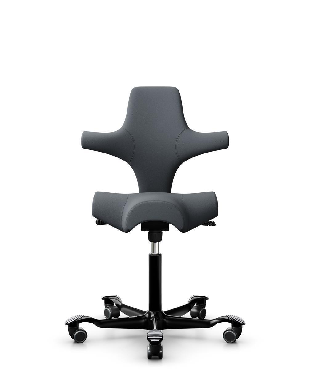 HAG Capisco 8106 Stoff Select Grau Gestell Schwarz