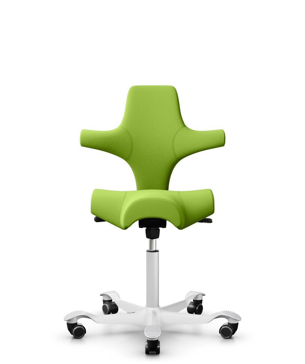 HAG Capisco 8106 Stoff Xtreme Grün Neongrün Gestell Weiss