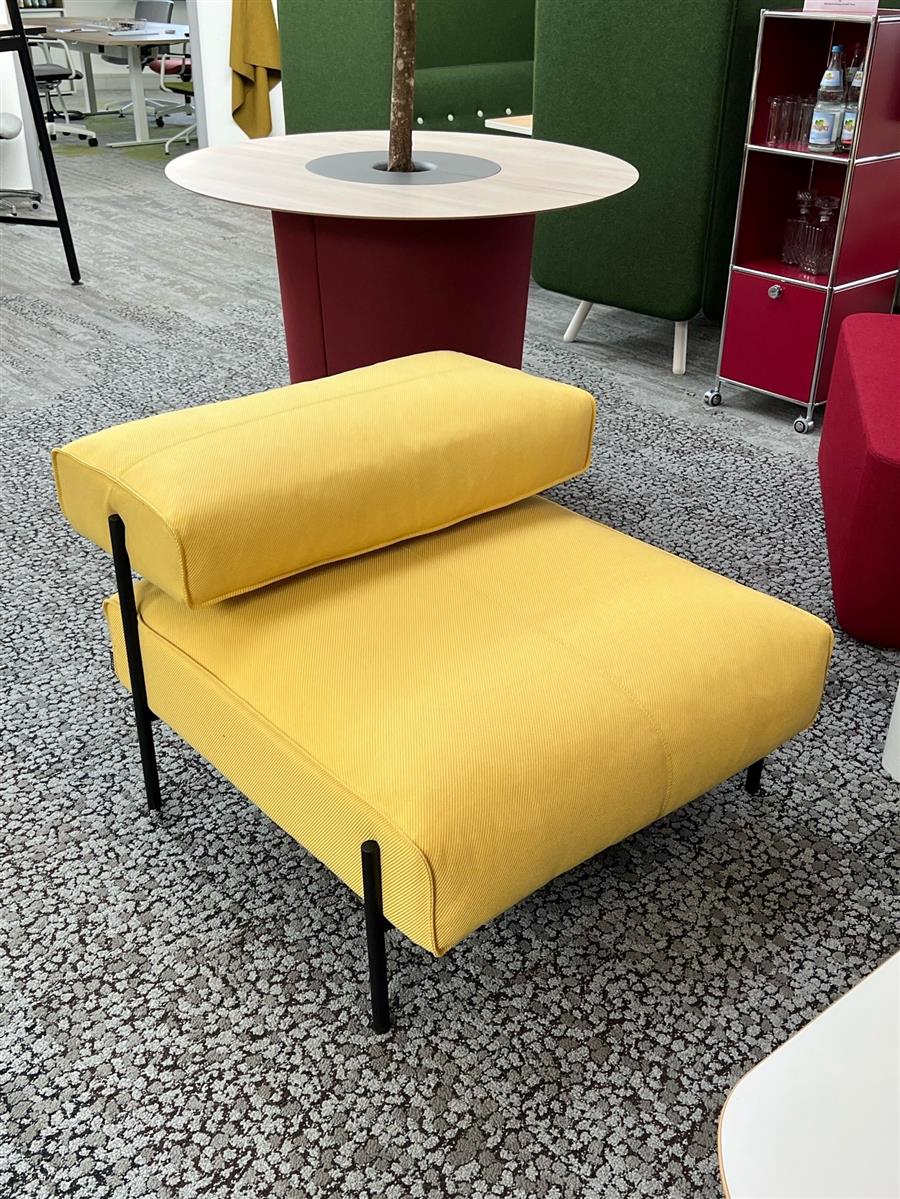 Offecct Lucy B10 Sessel Gelb Ausstellungsstück