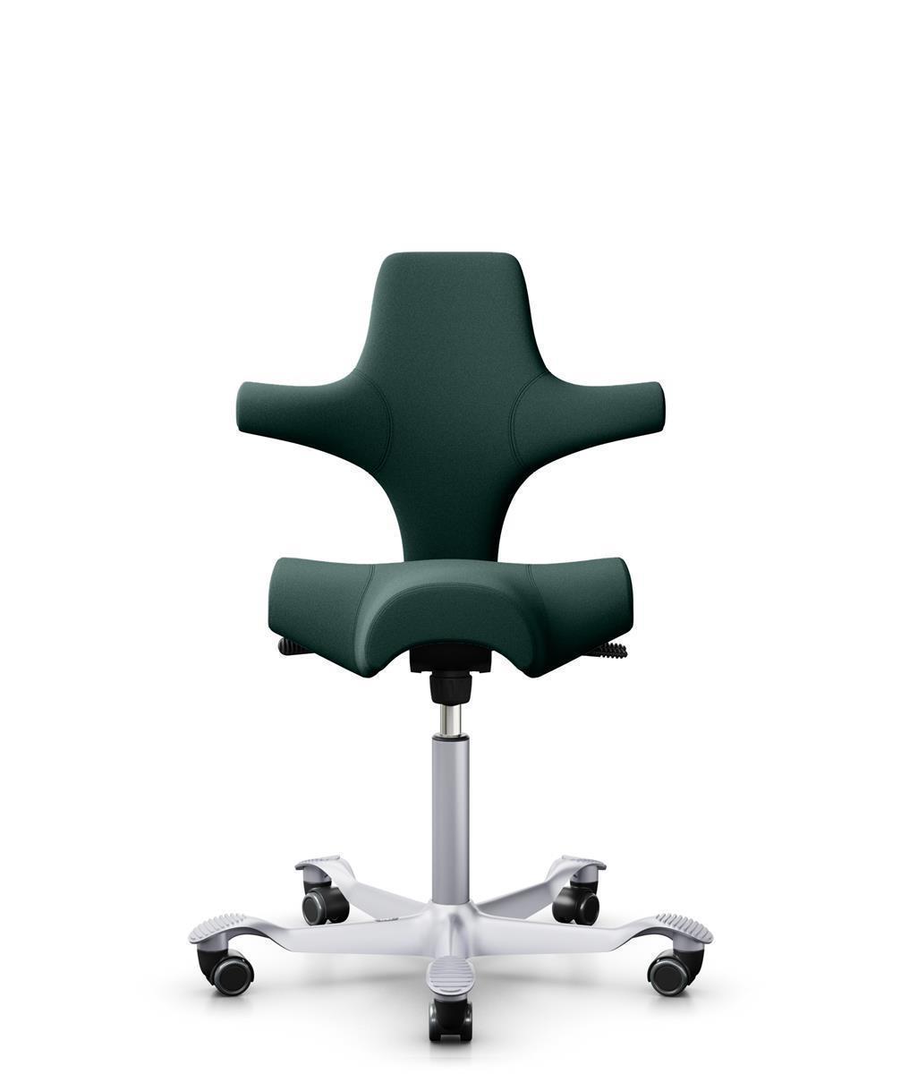 HAG Capisco 8106 Stoff Xtreme Dunkeltürkis Gestell Silber